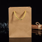 Custom Kraft Paper Shopping Bag Brown Handle Colored Gift Paper Bag