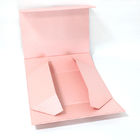 Pink Rectangle Foldable Recycled Paper Gift Boxes